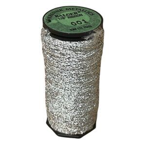 Kreinik 1/8" Metallic Ribbon - 10m - 001 Silver